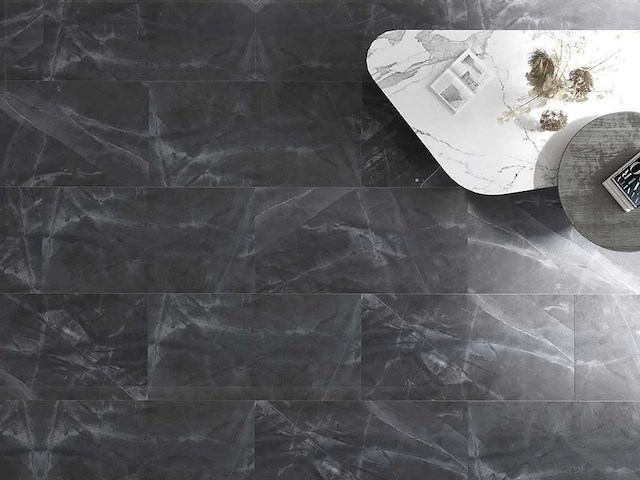 Qua granite space anthracite gepolijst vloertegel 60x60 cm 46,08 m² - afbeelding 6 van  8