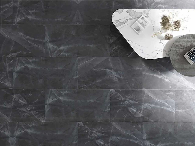 Qua granite space anthracite gepolijst vloertegel 60x60 cm 46,08 m² - afbeelding 6 van  8