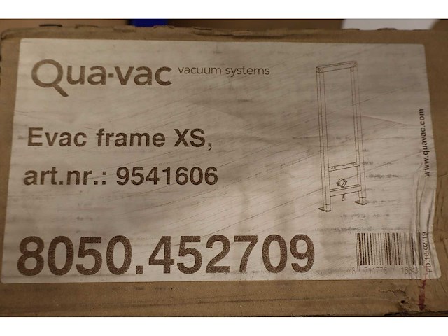 Qua-vac - evac frame xs - wc-inbouwframe voor vacuümtoilet - afbeelding 4 van  4