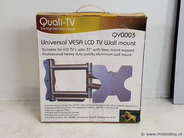 Quali-tv qy0003 universal vesa lcd tv wall mount - afbeelding 1 van  1