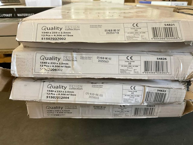 Quality diverse pvc vloerdelen ca. 20 m² - afbeelding 1 van  1