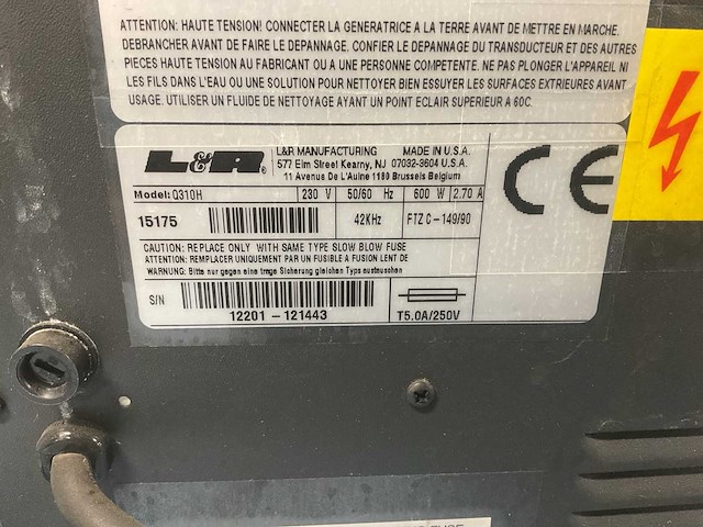 Quantrex q310h ultrasoon washer - afbeelding 6 van  6