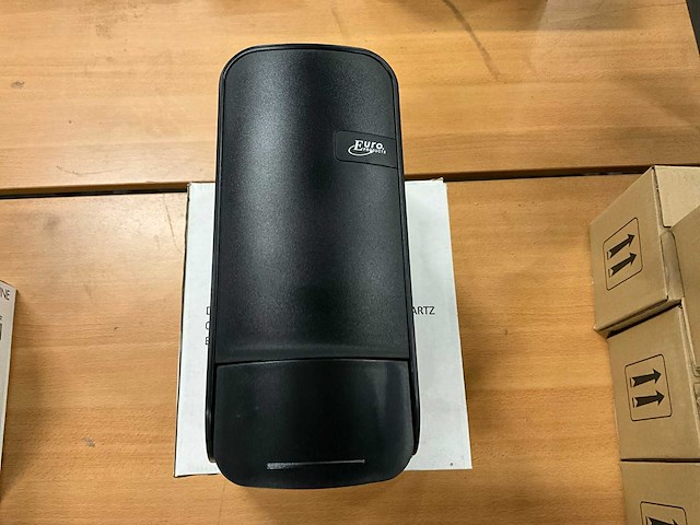 Quartzline zwart zeepdispenser (5x) - afbeelding 2 van  4