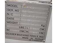 Quaser - mv204ii - cnc vertical machining centre - 2000 - afbeelding 3 van  7