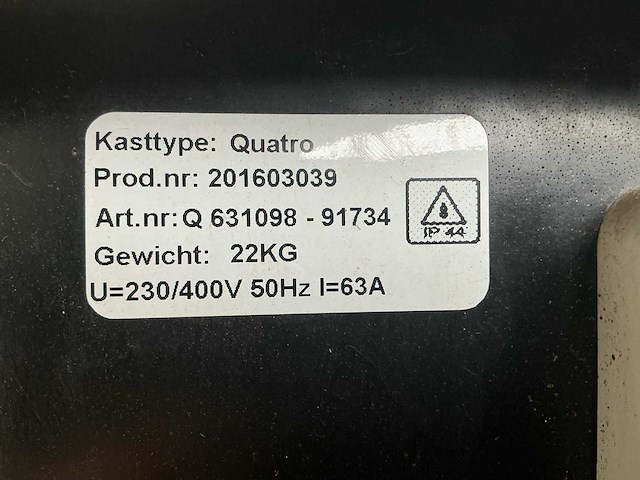 Quatro werfkast/verdeelkast - afbeelding 10 van  10