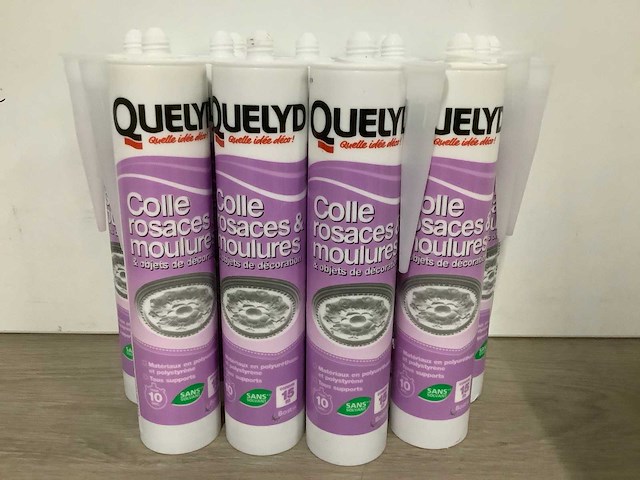 Quelyd 310 ml rozetten en sierlijsten lijm (14x) - afbeelding 1 van  2