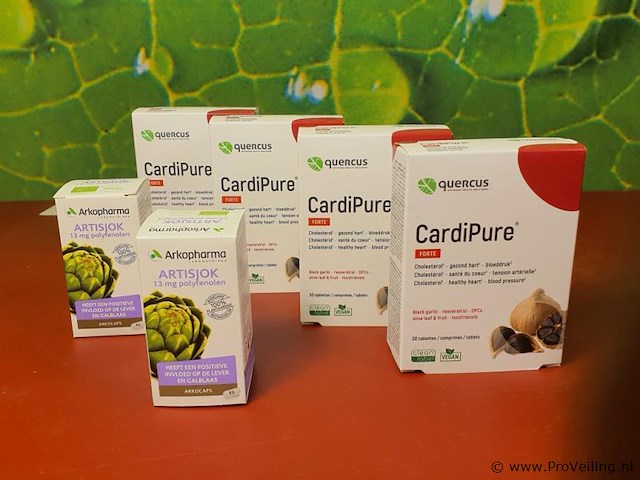 Quercus cardipure - 4 doosjes & arkopharma artisjok supplement - 2 doosjes á 45 capsules - afbeelding 1 van  10