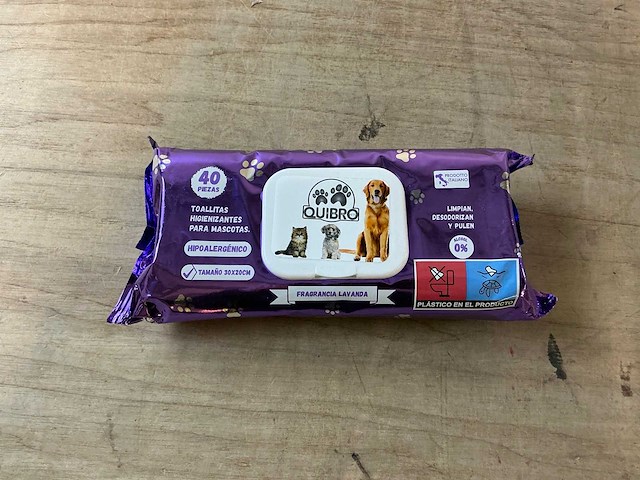 Quibropets vochtige doekjes (12x) - afbeelding 1 van  2