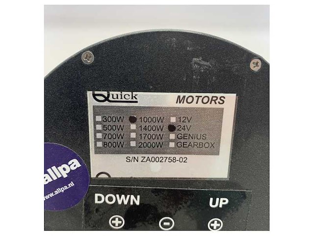 Quick 24v | 1000w electric windlass | capstan motor - fvssm1024000a00 - afbeelding 6 van  6