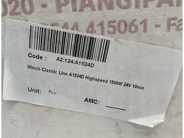 Quick antares 1524d 1500w 24v stainless steel windlass deck unit 10 mm - at1524d - afbeelding 3 van  5