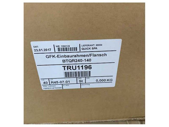 Quick btqr240-140 grp bowthruster build-in flange - afbeelding 3 van  8