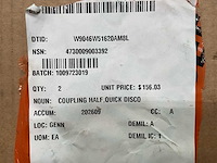 Quick disconnect coupling (2x) - afbeelding 3 van  3