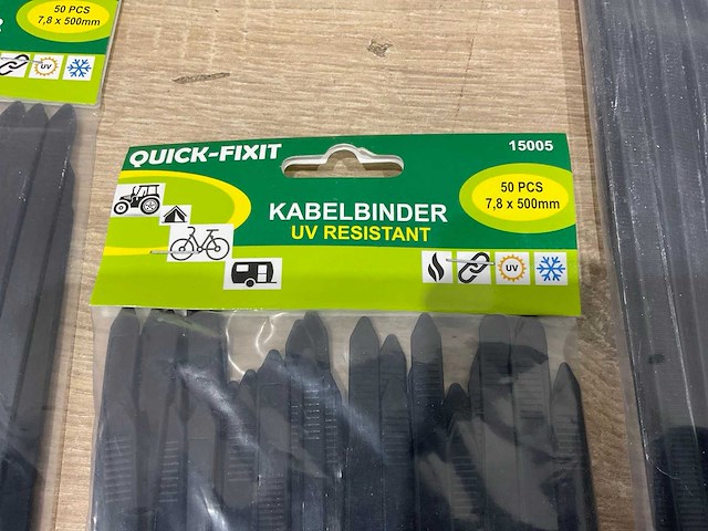 Quick-fixit - kabelbinders 50 cm (500x) - afbeelding 4 van  6