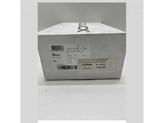 Quick marina xp lp red led downlight spot 12/24v - famp2992s04ca01 - afbeelding 2 van  3