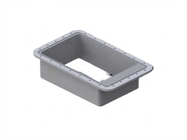 Quick polyester boegschroef inbouw frame voor btr185 - afbeelding 1 van  2