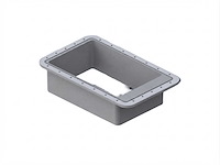 Quick polyester boegschroef inbouw frame voor btr185 - afbeelding 1 van  2