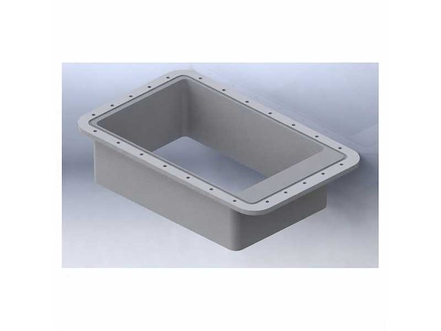 Quick polyester boegschroef inbouw frame voor btr185 - afbeelding 2 van  2