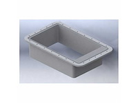 Quick polyester boegschroef inbouw frame voor btr185 - afbeelding 2 van  2
