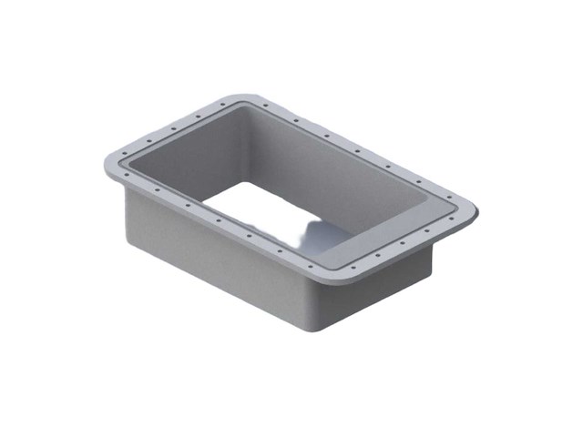 Quick polyester boegschroef inbouw frame voor btr185 - afbeelding 1 van  2