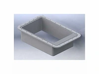 Quick polyester boegschroef inbouw frame voor btr185 - afbeelding 2 van  2