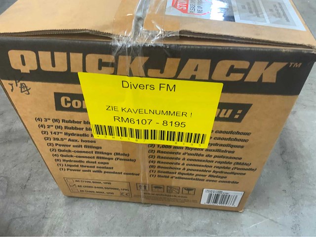 Quickjack - 6000elx - garagekrik 2.72t - afbeelding 9 van  11