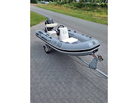 Quicksilver - 350 alu rib + atlanta trailer + 25 pk suzuki - rubberboot - afbeelding 13 van  43