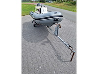 Quicksilver - 350 alu rib + atlanta trailer + 25 pk suzuki - rubberboot - afbeelding 20 van  43