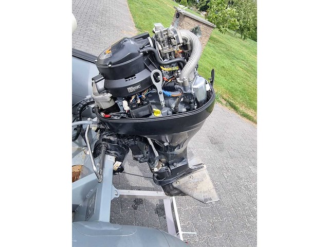 Quicksilver - 350 alu rib + atlanta trailer + 25 pk suzuki - rubberboot - afbeelding 22 van  43