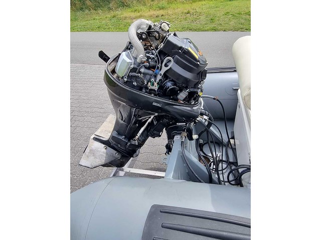 Quicksilver - 350 alu rib + atlanta trailer + 25 pk suzuki - rubberboot - afbeelding 24 van  43