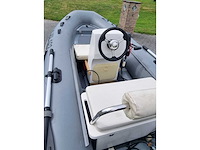 Quicksilver - 350 alu rib + atlanta trailer + 25 pk suzuki - rubberboot - afbeelding 27 van  43