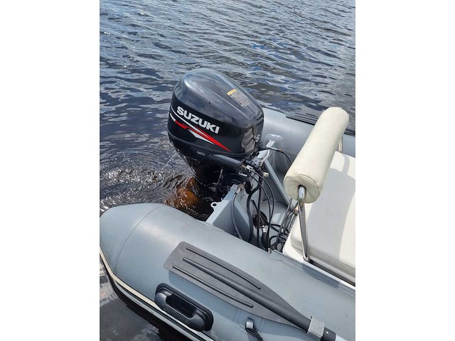 Quicksilver - 350 alu rib + atlanta trailer + 25 pk suzuki - rubberboot - afbeelding 28 van  43