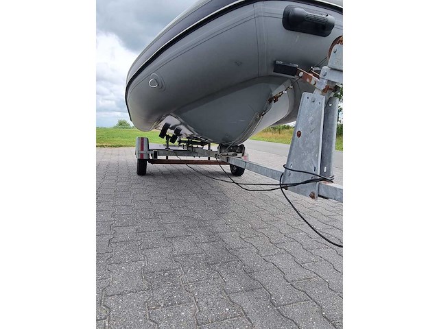 Quicksilver - 350 alu rib + atlanta trailer + 25 pk suzuki - rubberboot - afbeelding 35 van  43