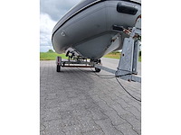 Quicksilver - 350 alu rib + atlanta trailer + 25 pk suzuki - rubberboot - afbeelding 35 van  43