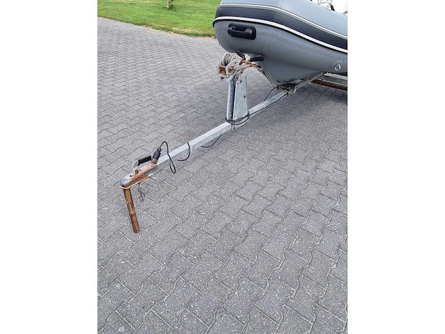 Quicksilver - 350 alu rib + atlanta trailer + 25 pk suzuki - rubberboot - afbeelding 38 van  43