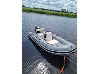 Quicksilver - 350 alu rib + atlanta trailer + 25 pk suzuki - rubberboot - afbeelding 42 van  43