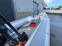 Quicksilver 450 hypalon tubes rib boot + buitenboordmotor 35pk + trailer - afbeelding 28 van  28