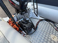 Quicksilver 450 hypalon tubes rib boot + buitenboordmotor 35pk + trailer - afbeelding 5 van  28