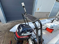 Quicksilver 450 hypalon tubes rib boot + buitenboordmotor 35pk + trailer - afbeelding 6 van  28
