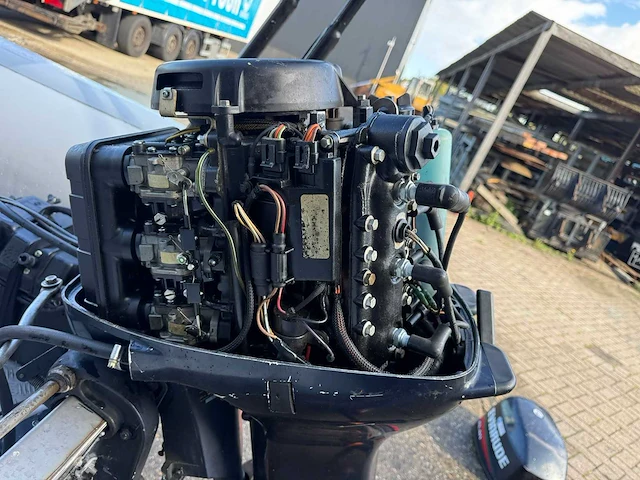 Quicksilver 450 hypalon tubes rib boot + buitenboordmotor 35pk + trailer - afbeelding 15 van  28