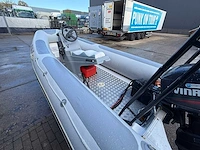 Quicksilver 450 hypalon tubes rib boot + buitenboordmotor 35pk + trailer - afbeelding 28 van  28