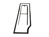 Quicksilver 675 pilothouse starboard side replacement glass window opening - 675phswindowp - afbeelding 1 van  3