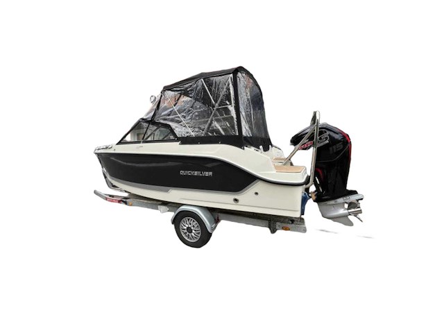 Quicksilver activ 555 bowrider cockpit enclosure kit black - vk_qs555bre1r - afbeelding 1 van  6