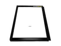 Quicksilver and uttern central black opening windshield for d57 and q595 - d57/595crctr - afbeelding 1 van  3