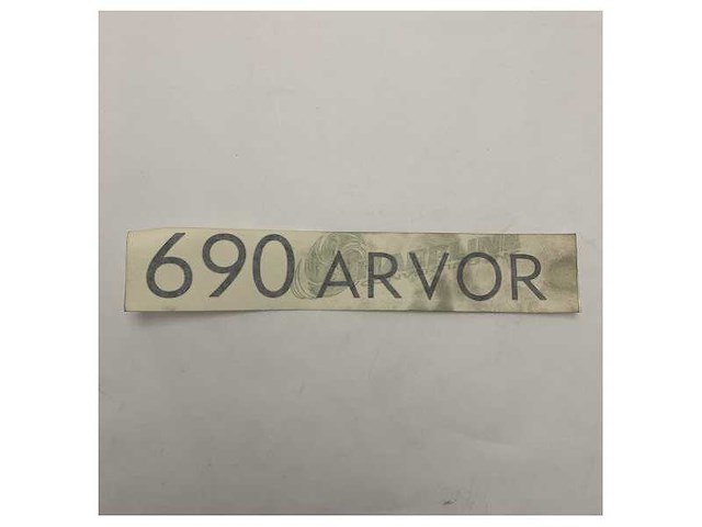 Quicksilver arvor 690 zijwaarts gemonteerde originele logo-sticker - 155069-01 - afbeelding 1 van  3