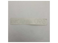Quicksilver arvor 690 zijwaarts gemonteerde originele logo-sticker - 155069-01 - afbeelding 2 van  3