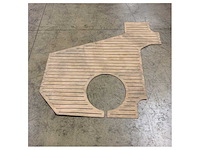 Quicksilver flexiteek synthetic teak boat decking for aft cockpit floor - 2288072 - afbeelding 1 van  1
