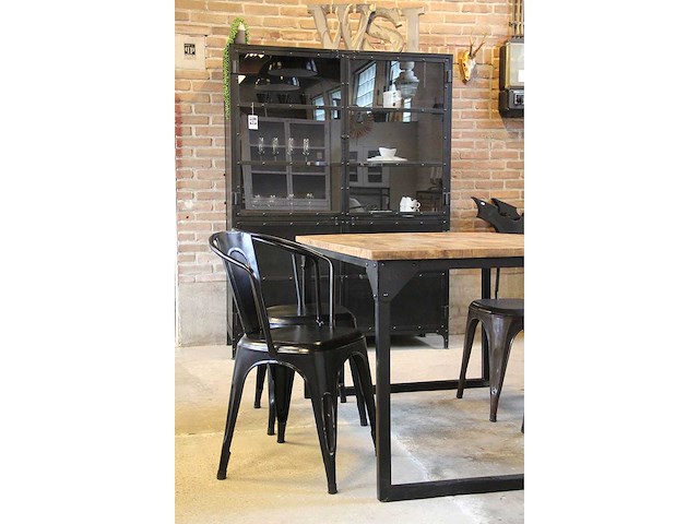 Quip & co - 140x100cm - industriële eettafel - afbeelding 2 van  3