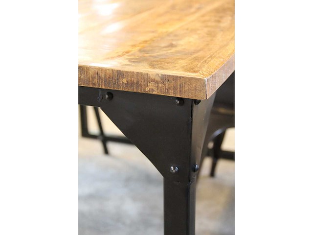 Quip & co - 140x100cm - industriële eettafel - afbeelding 2 van  2