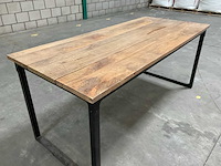 Quip & co - 180x80cm - industriële eettafel - afbeelding 2 van  4