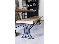 Quip & co - bank met gietijzeren onderstel